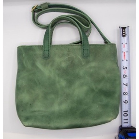 Portland Leather Goods Mini Crossbody Tote With Zip - Picture 2 of 15